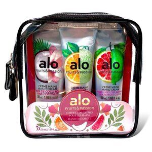 Fruits & Passion—3pc Tropical Hand Cream Set in Zipper Pouch (3 x 1.7oz)
